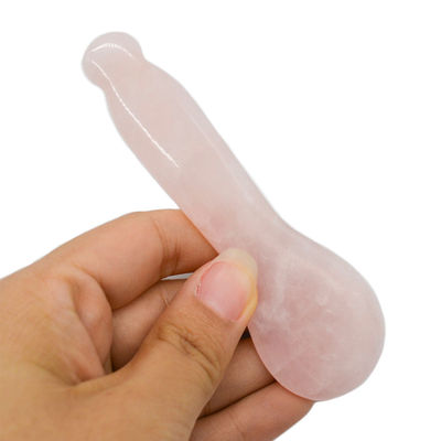 2024 Produkte Trend Rose Quarz Stick Stone Gua Sha Pen für Augen und Gesicht Natürliche Jade Gesundheitspflege