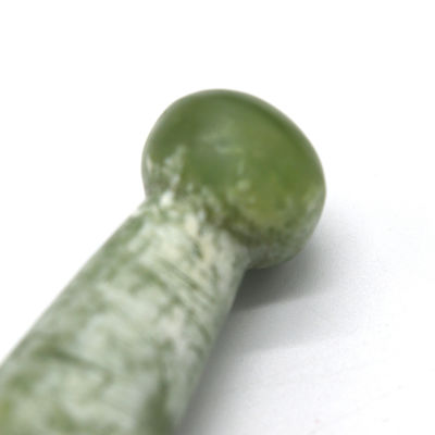 Gua Sha Massage Point Akupressur Guasha Massager Aufkleber Handgefertigt Naturgrüner Jade Massage Stick Für Fuß Eigenschaften