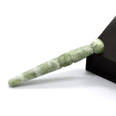 Gua Sha Massage Point Akupressur Guasha Massager Aufkleber Handgefertigt Naturgrüner Jade Massage Stick Für Fuß Eigenschaften