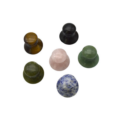 40 mm Höhe 30 mm Durchmesser Rose Quarz Pilzförmige Gua Sha Massagesteine