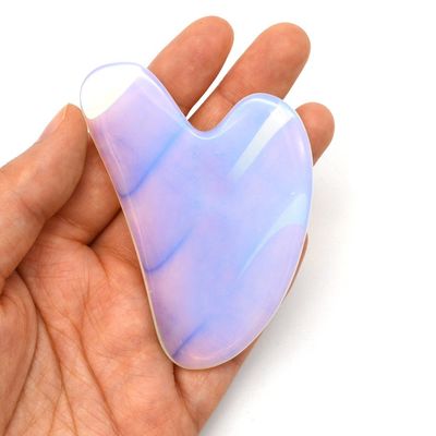 Technischer polierter Opalstein Gua Sha-Scraping-Massager zur Hautpflege und Entgiftung