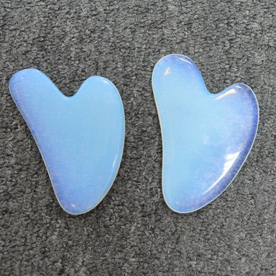 Technischer polierter Opalstein Gua Sha-Scraping-Massager zur Hautpflege und Entgiftung
