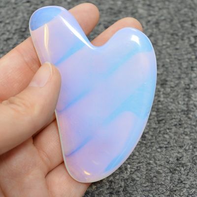 Technischer polierter Opalstein Gua Sha-Scraping-Massager zur Hautpflege und Entgiftung