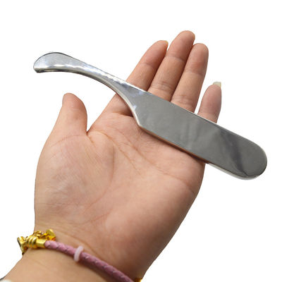 15.5*2.5cm Silber Gua ShaScraping Massage Board Body Guasha Massage Tool Edelstahl Schraubwerkzeuge zur Schmerzlinderung