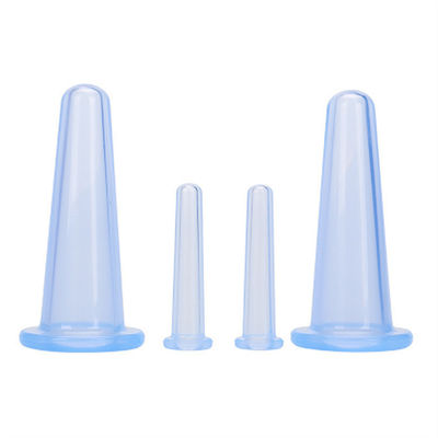 Facial Cupping Therapy Set 4 in 1 Silicone Tassen für chinesische Medizin Apparate und umweltfreundlich