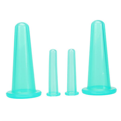 Facial Cupping Therapy Set 4 in 1 Silicone Tassen für chinesische Medizin Apparate und umweltfreundlich