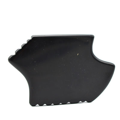 Rinnen direkt mit Grauem Achat Guasha Rose Quarz Gua Sha Werkzeuge Schaben Massage Obsidian Gua Sha Stein