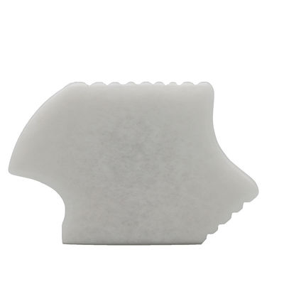 Rinnen direkt mit Grauem Achat Guasha Rose Quarz Gua Sha Werkzeuge Schaben Massage Obsidian Gua Sha Stein
