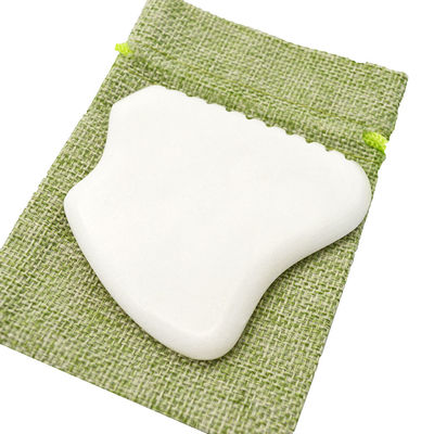 Natürliche Bian-Stein-Gesichts-Guasha-Scraping-Tool-Modus Nr. abk-204 Privatmarke Gua Sha Jade-Therapie Gesichtsmassage-Tools