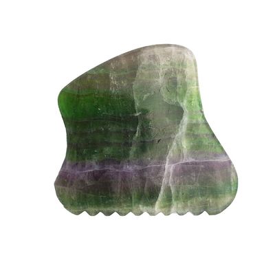 Natürliche Bian-Stein-Gesichts-Guasha-Scraping-Tool-Modus Nr. abk-204 Privatmarke Gua Sha Jade-Therapie Gesichtsmassage-Tools