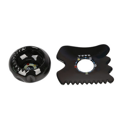 2021 Chinesische Gua Sha Set für Gesichtsmassage Cupping Fünf Elemente Keramik Guasha Board 14*12,5cm OEM/ODM akzeptabel