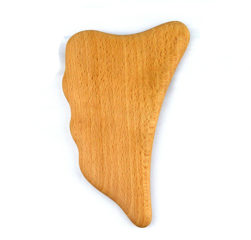 Custom Logo Holz Gua Sha Massager Körpermassage Werkzeug für Selbstpflege Spa Gesichtslifting Schönheit
