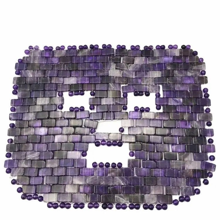 Gesundheit und Wellness Technologie Polster Amethyst Göttin Jade Stein Maske für natürliche Schönheit 2024
