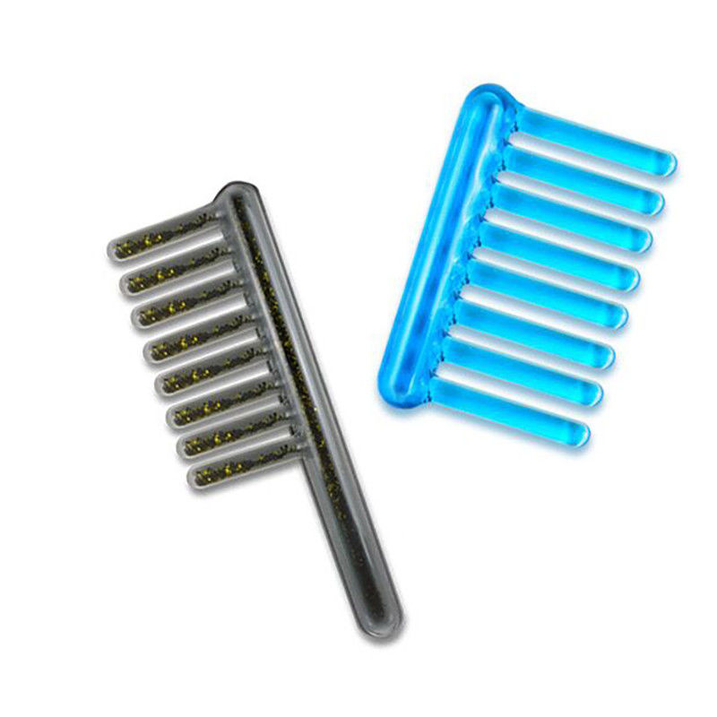 2024 Beliebter Gua Sha Lady Comb Schwarz/Blau Massage-Kamm für die Pflege von langen Haaren und Dual-Funktion Ice Muscle Beauty