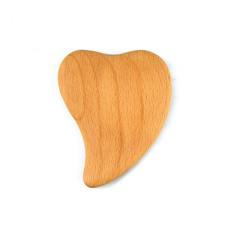 Körpermassage-Werkzeug Holz Gua Sha Custom Logo Holz Guasha Massager für Hautpflege Spa Gesichtslifting Schönheitsprodukt
