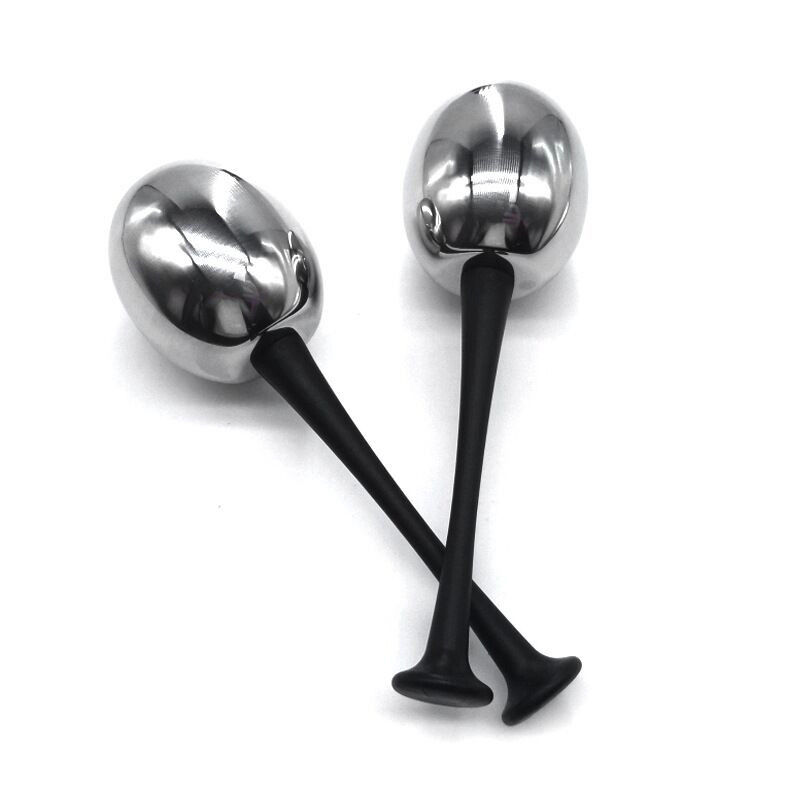 Customized Logo Availabled Edelstahl Eis Gesichtskugeln für Frauen Gesicht Augen Schönheit Cryo Sticks Roller Gua Sha Gefrierwerkzeuge
