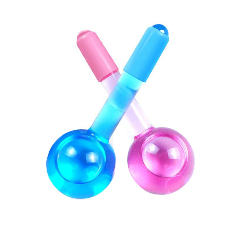 Gesichtsmassage Kühlkugel Borosilikat Glas Eiskugeln für Gesichtsbehandlungen Roller Ball Spa Gesichtslift Schönheit Hautpflege