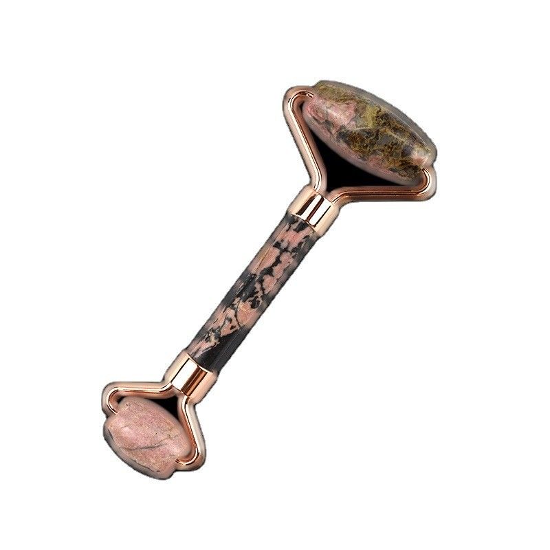 Massagegeräte 2024 Gesichtsmassage Ausrüstung Rhodonit Gesichtsroller Guasha Massager Anti-Aging Massage Gua Sha Tool