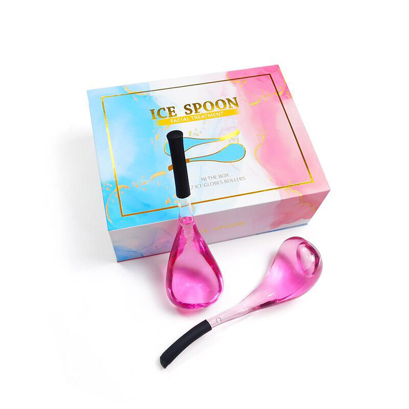 Massage Funktion Eiskugeln Gesichtshautpflege-Tools für Frauen Schönheit Cryo Sticks für Mädchen Damen Kühlung Spa Kugeln Cold Roller