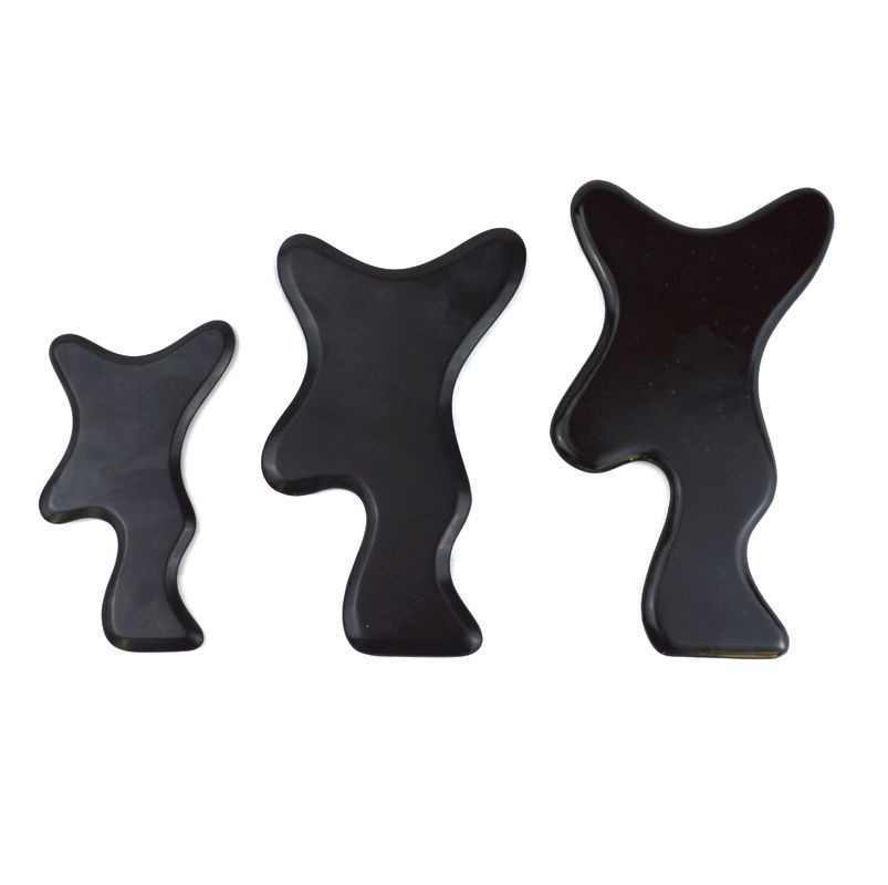 Entdecken Sie die Kraft des schwarzen Bian Steins Gua Sha Körpermassage Werkzeuge für Schönheit und Entspannung