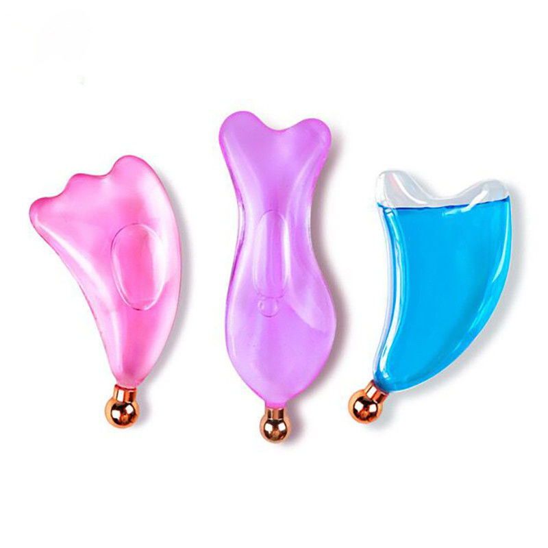 Anpassung Eis Guasha Massage Gesichtslift Hautpflege Werkzeuge Kühlung Schönheit Gesichts Eiskugeln Gua Sha Massage Werkzeug für SPA