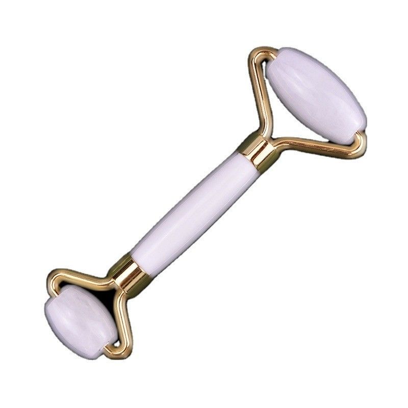 Massagegeräte Bestseller Natur-weiße Jade Guasha Roller Massage Gesichtsball Gua Sha Roller Massager für Gesichtsmassager