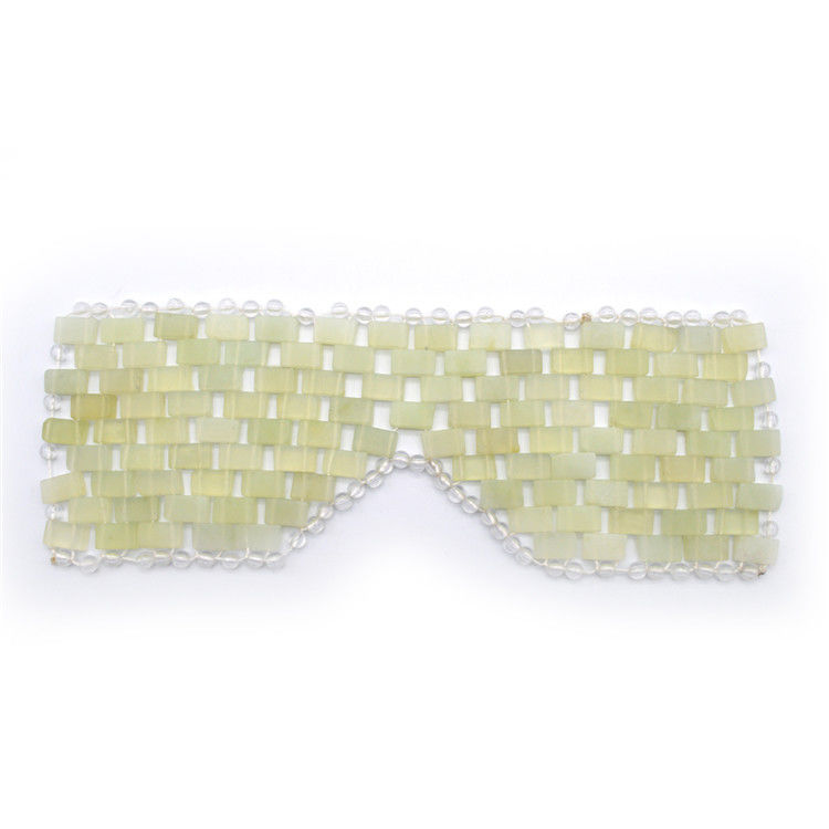 Gesundheit Top Verkauf Crystal Eye Mask reine natürliche Jade Eye Mask Xiuyan Jade Eye Mask anpassbarer Stil