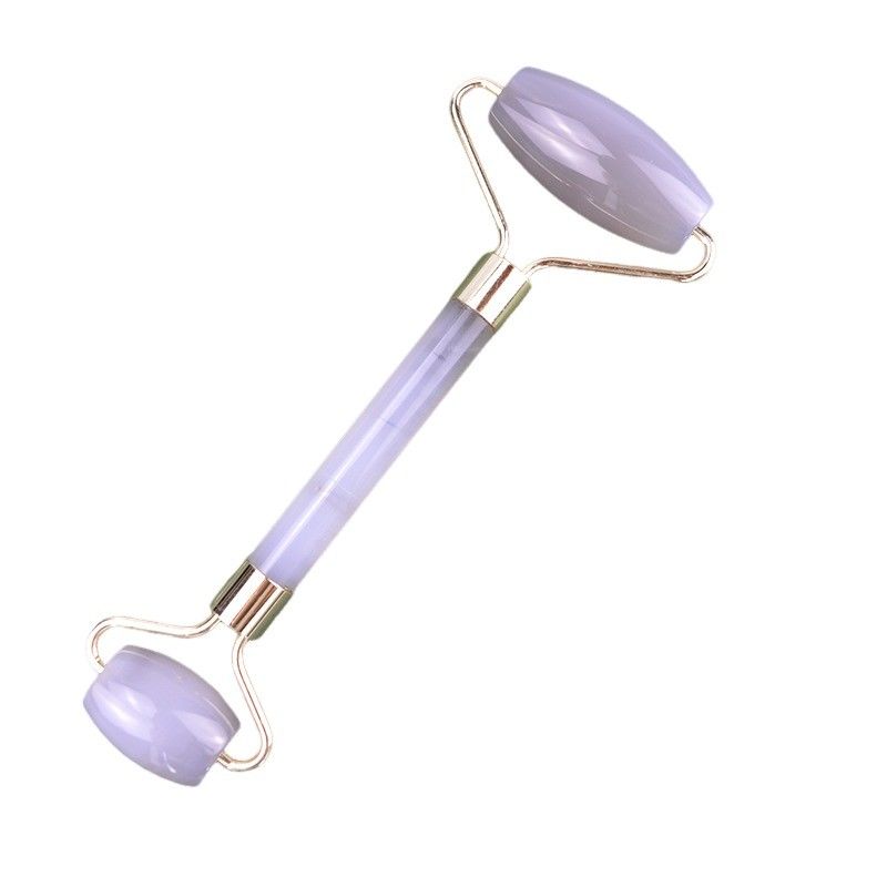Natürliche Achat Gesichts-Jade-Roller Gua Sha Massager für die Gesichtshaut Schönheitsmittel Anti-Aging-Funktion Muskelmassage