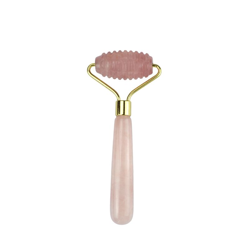 Gesichtsmassage-Werkzeug 100% natürliches Rose Quarz Gua Sha Jade-Roller für Hautpflege und Massagetools