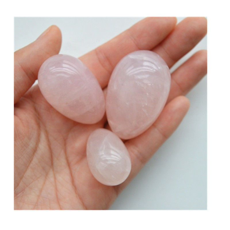 Rose Quarz Yoni Eier für PC-Muskeltraining und Kegel-Übungen für Frauen