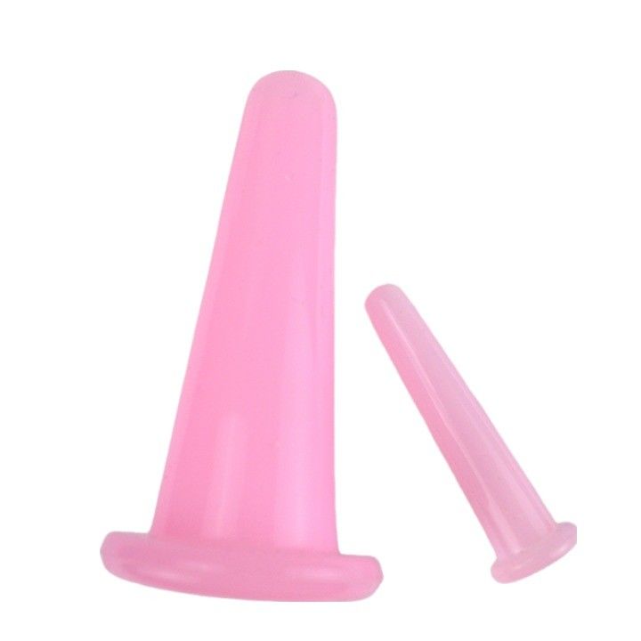 2PCS Silikon-Massage-Tasse Set für Anti-Cellulite und Gesundheitsversorgung persönliche Cupping Essential