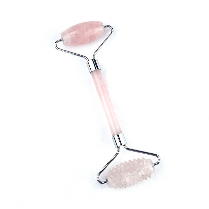 Rose Quartz Gesichts-Guasha-Massage-Roller Gesichts-Gua Sha Beauty-Lift-Massagegerät für Abnehmen und Anti-Aging-Vorteile