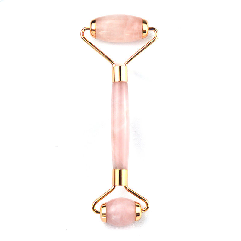 Anti-Aging Gesichtsrolle Rose Quarz Gua Sha Massage-Rolle für Gesichtszubehör