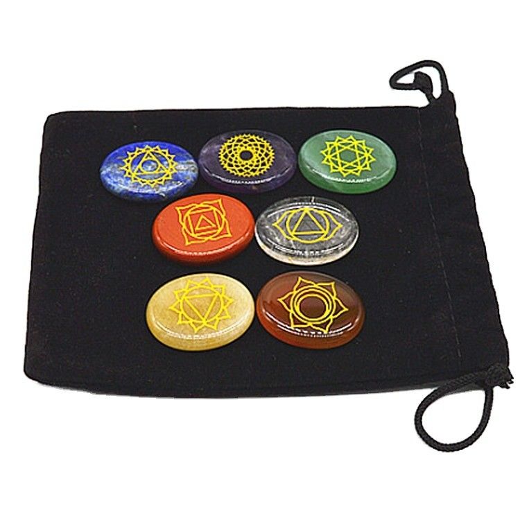 7 Chakra-Stein-Sets Reiki-Kristalle Chakra-Stein für Heilungsunterstützung