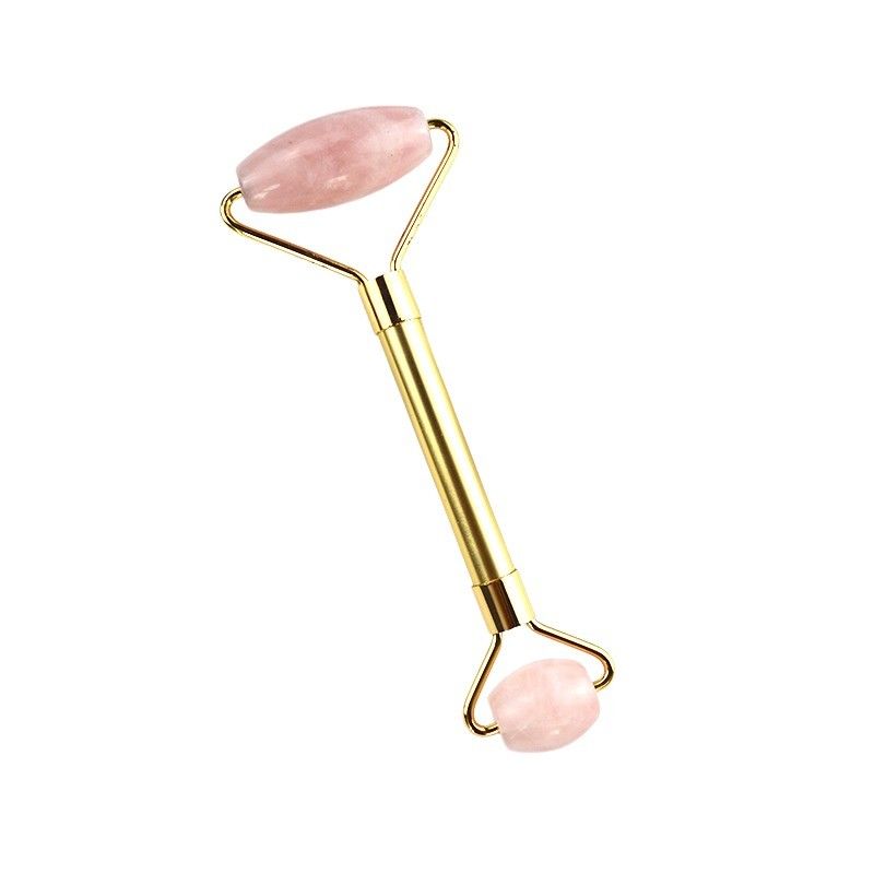 End Design Rosa Quarz Guasha Gesichtsrolle 100% Kristall Gua Sha Massager für Gesicht Auge Hals Massage Schönheitsmittel