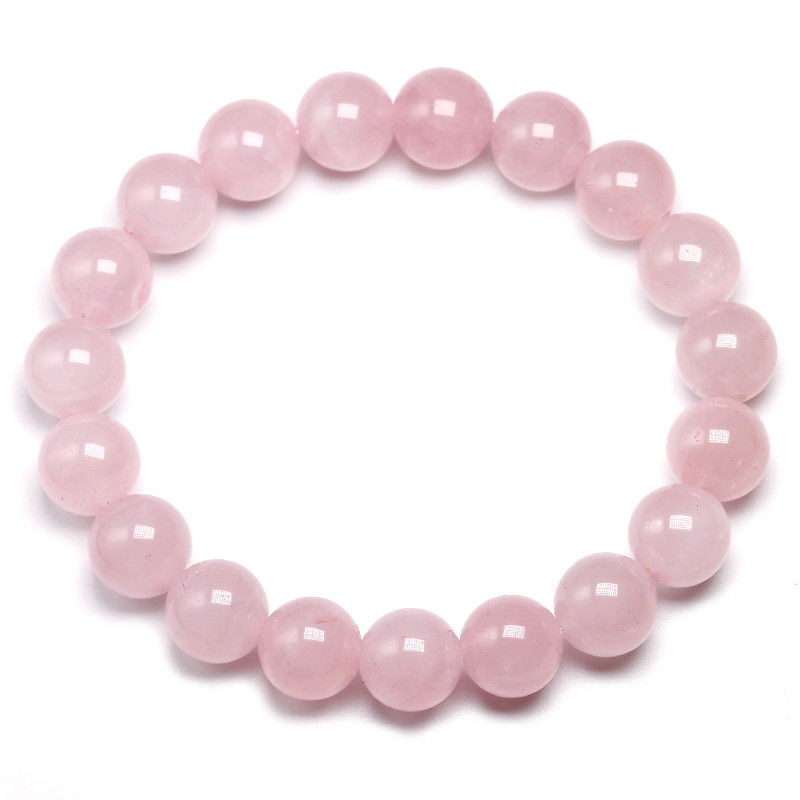 Feng Shui Rose Quarz Armband für Frauen Handgefertigt Naturstein Chakra Schmuck Geschenk