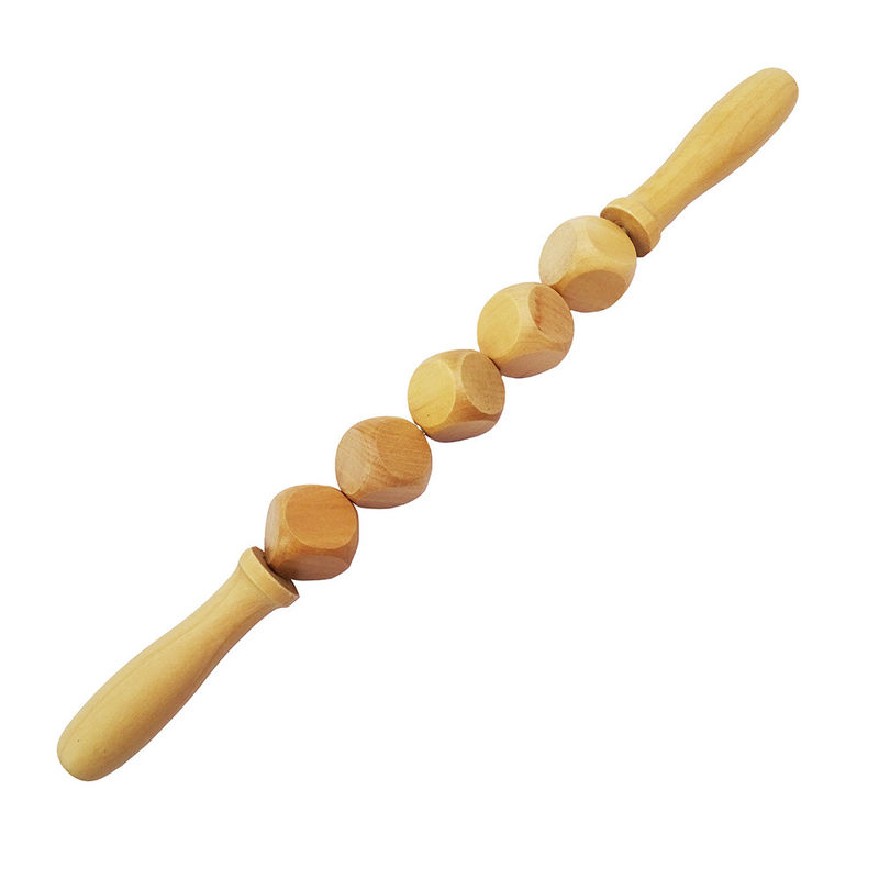 Körpermassager Holz-Roller-Therapie Guasha-Massagegeräte Maderoterapie Handheld-Cellulite-Blastern Lipo Gua Sha-Roller Lymphmassage