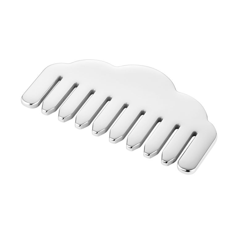 Edelstahl Gua Sha Haar Kamm Herzform Kopfhaut Massagetool für Kopfmassage Ausrüstung