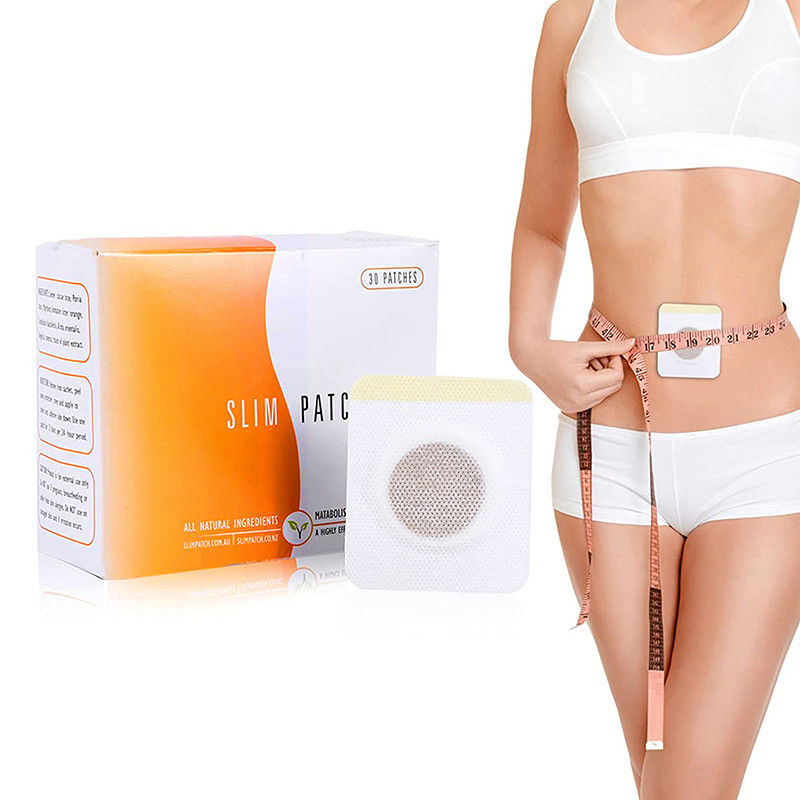 Massage Funktion 30pcs Nicht gewebter Stoff Fettverbrenner Gewichtsverlust Detox Slim Patch für Nabel Aufkleber Schlankheitsprodukte Körperpflege
