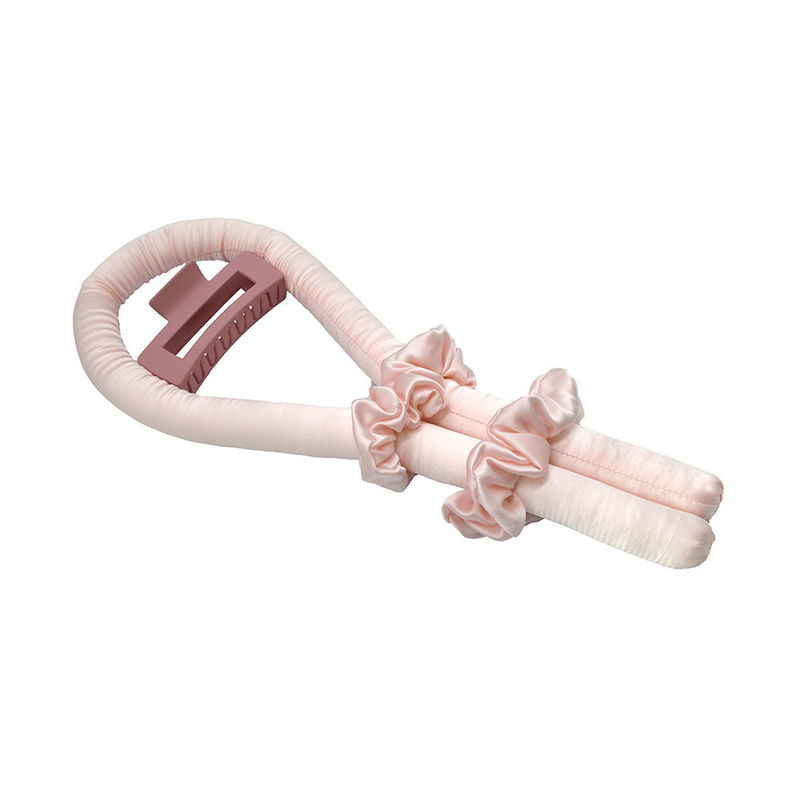 Silk Hair Curler Roller Curling Ribbon Scrunchies Set für Curling Haare 100% reine Mulberry Seide und akzeptables Logo