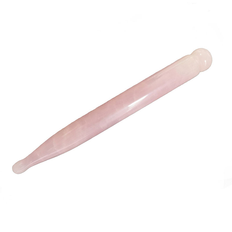 2024 Rose Quarz Gua Sha Akupunkturpunkt Massage Guasha Pen Für Körperbehandlung mit verfügbarem Logo Bestseller