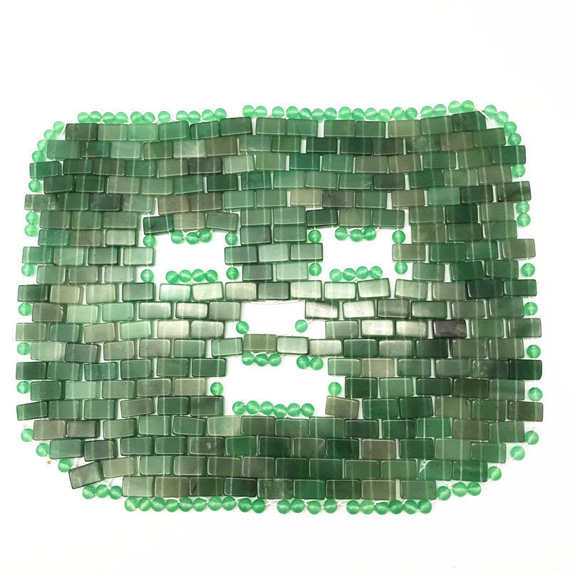 Natürlicher Jade-Stein Augenmassager Rosa Rose Quarz Aventurine Göttin Gesichtsmaske Schönheitspflege Muss für strahlende Haut
