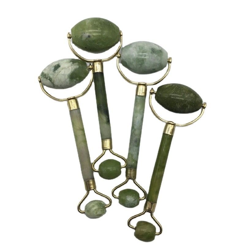Massage Jade Gua Sha Eis Roller für das Gesicht Naturstein Xiuyan Jade Guasha Roller