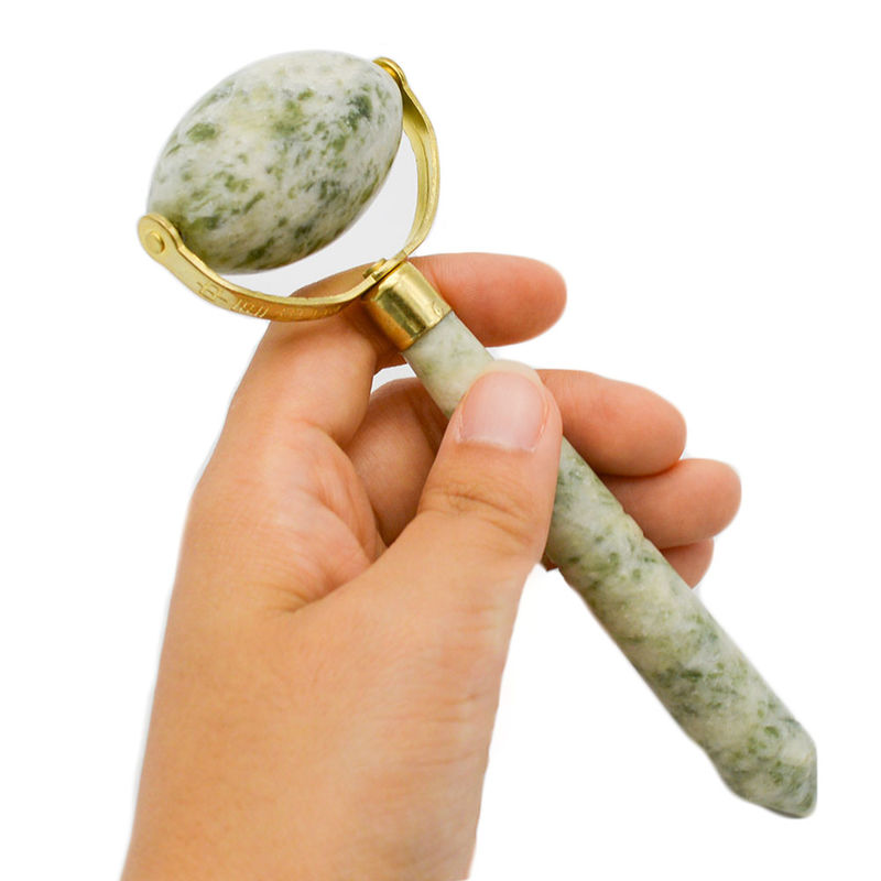 2024 100% natürliche Xiuyan Jade Omni Gua Sha Massage Roller Guasha Body Roller Gesundheit und Schönheit Massage Funktion Funktion Massage