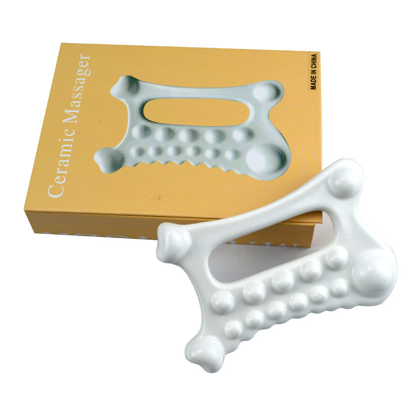 Personalisiertes Logo erhältlichd Koreanische Schönheitsprodukte Gesicht Haut Kopf Kopfhaut Hand Fuß Keramik Gesundheitsmittel Guasha Massager