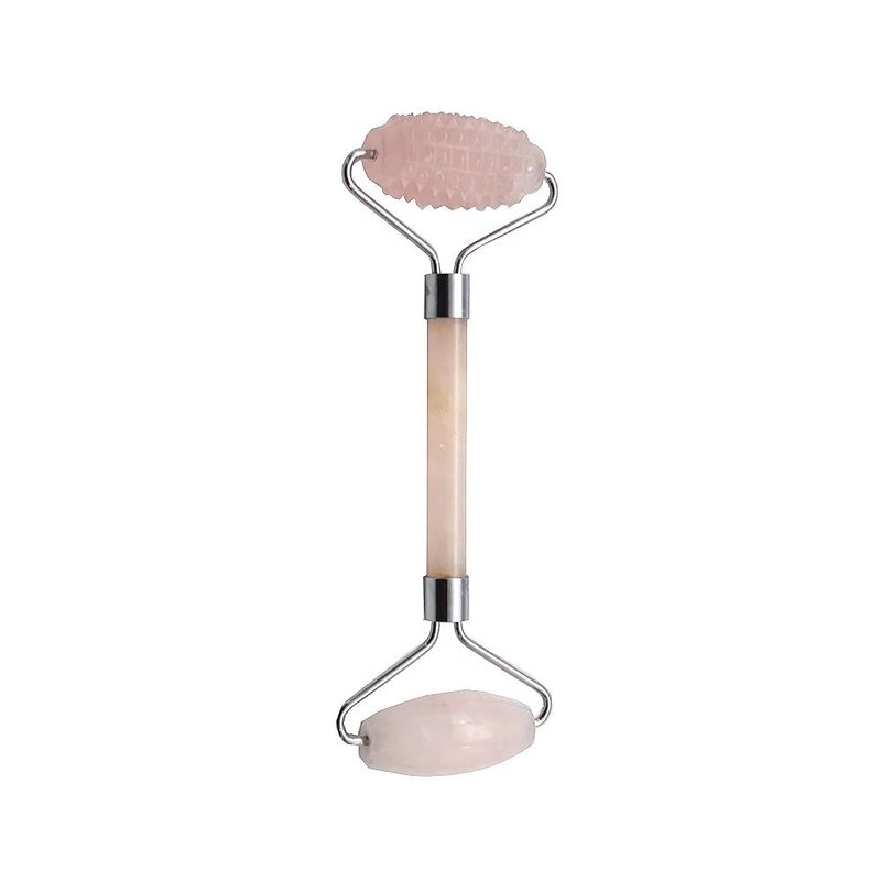 Handheld Rose Quarz Gua Sha Gesichtsmassage Roller Das ultimative Hautpflege-Tool für Naturstein-Liebhaber