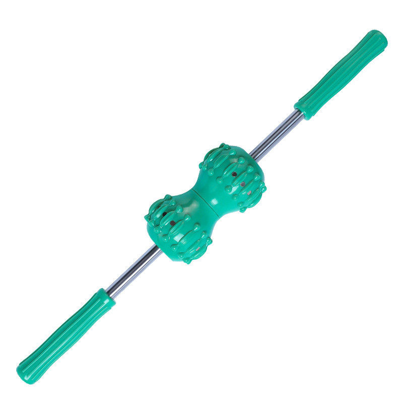 PVC starke magnetische doppelte Kugel Rücken Massager Körper Meridian Massage Roller Handbuch Acupoint Stick professionellen Service Vorteil