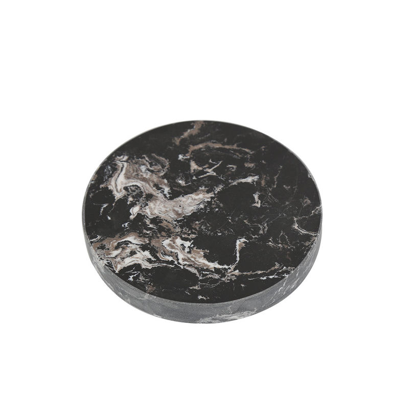Regional Feature Marmor Natur rund Quadrat Hexagon Weißes Becher Mat Kaffee-Tee-Coasters für Trinkmatten Pads Home Küche