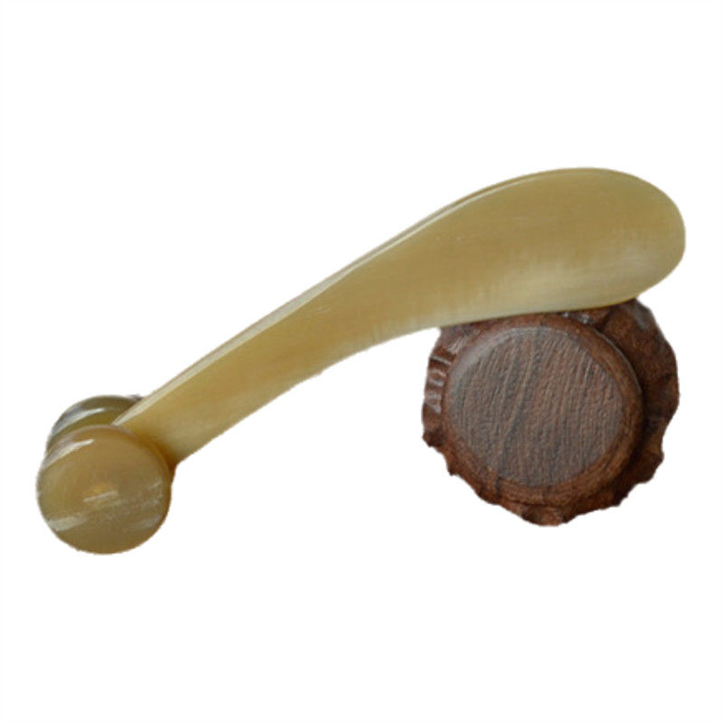 Yak Horn Gua Sha Board Bull Horn Körpermassager Hautpflege-Roller für den Ganzkörpermassagebereich