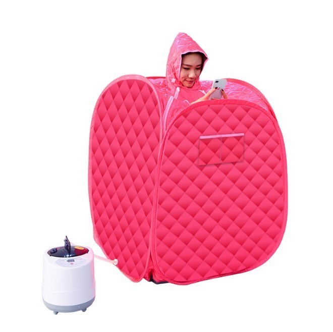 Schönheit und Entspannung zu Hause Tragbare Mini-Persönliche Dampfsauna mit elektrischem Sauna-Dampferzeuger